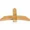 Ekena Millwork Bellingham Rough Sawn Timber Gable Bracket, Western Red Cedar, 48"W x 28"H x 4"D x 6"F, 14/12 Pitch GBW048X28X0406BEL00RWR - alternate 5